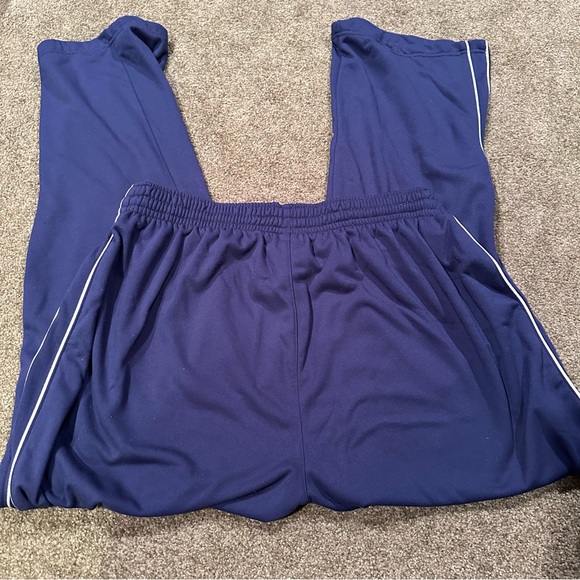 Men’s Reebok Sweatpants Blue with White Stripe - Picture 4 of 5